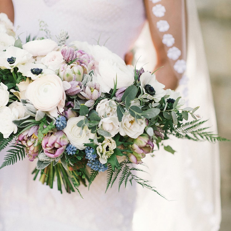 lavender and lilac inspired california wedding via once wed