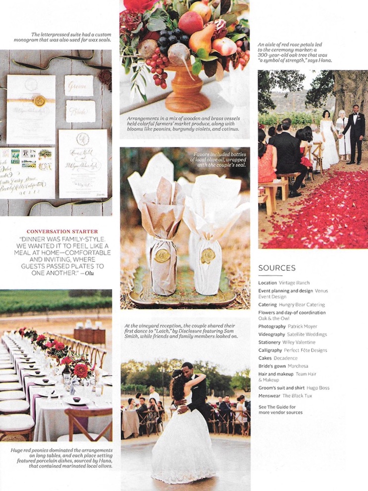 martha stweart weddings feature / the style issue