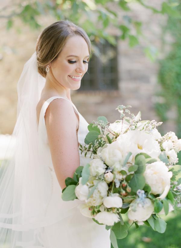 Eucalyptus Bride to Be White Veil